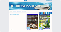 Desktop Screenshot of journalissues.org