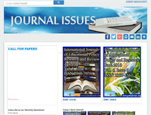 Tablet Screenshot of journalissues.org